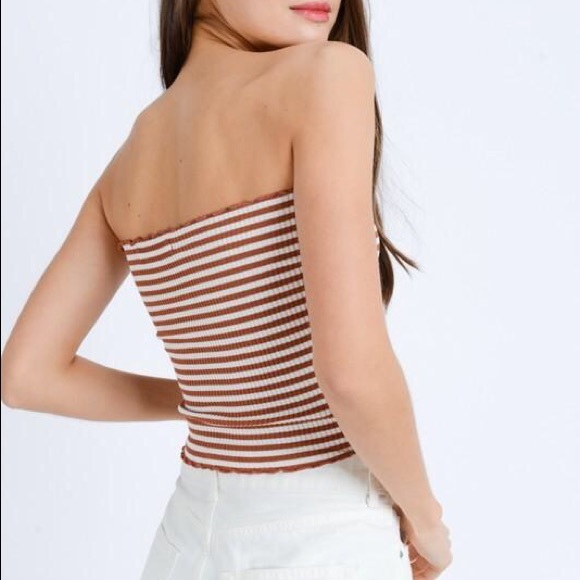 Striped Tube Top - Picture 2 of 2
